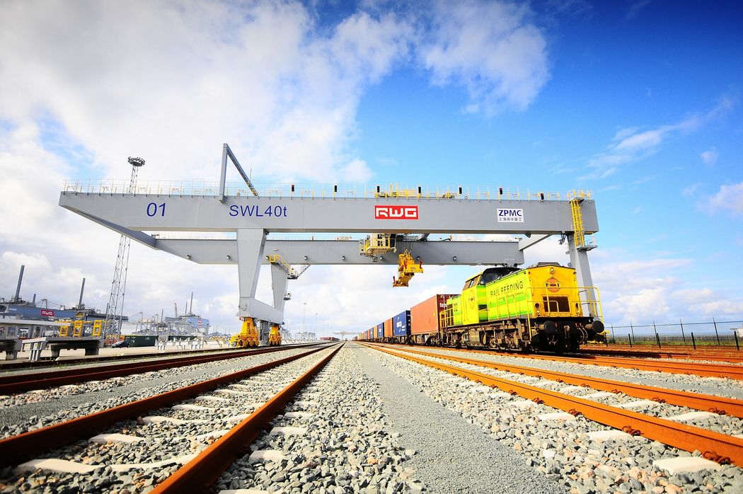 BTG-positioning-systems-Absolute Positioning of Slewing at RMRC (Rail Mounted Rail Crane)
